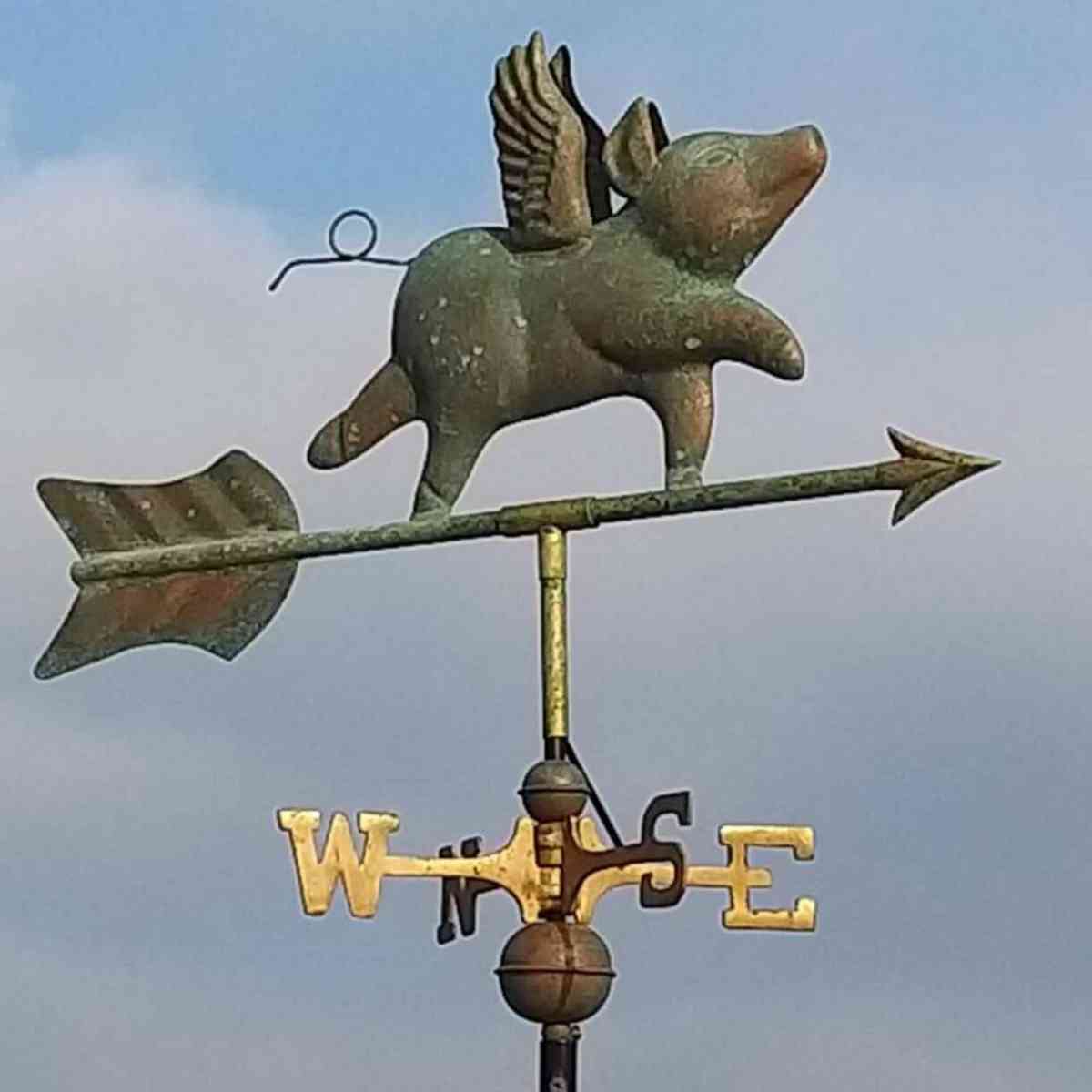 pigs might fly weathervane